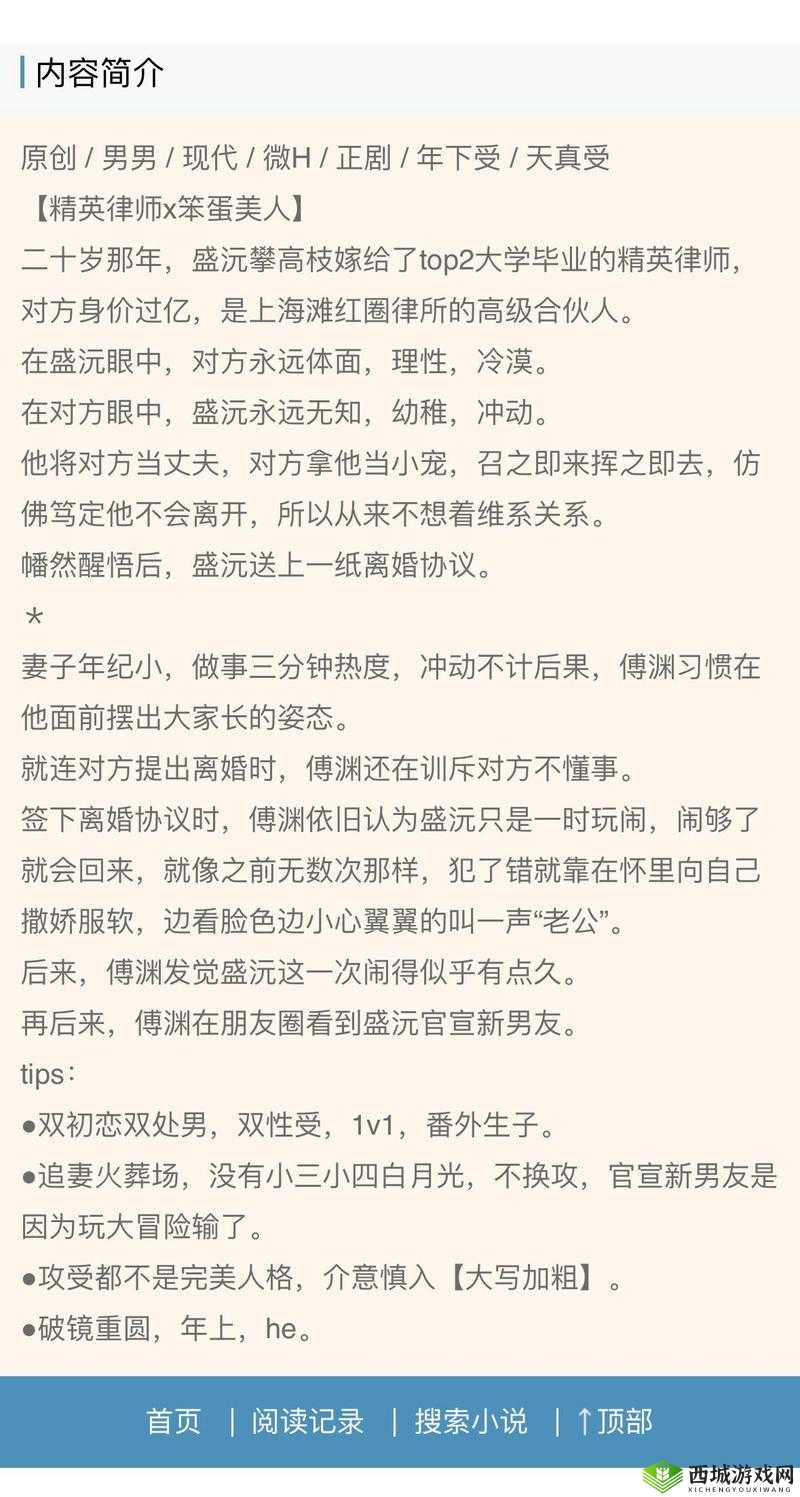 常识修改双男主睡眠游戏海棠：一款独特游戏的深入剖析与探讨